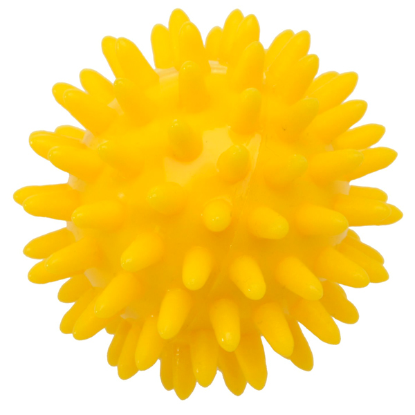 Мяч игольчатый (6 см) желтый М-106 Тривес